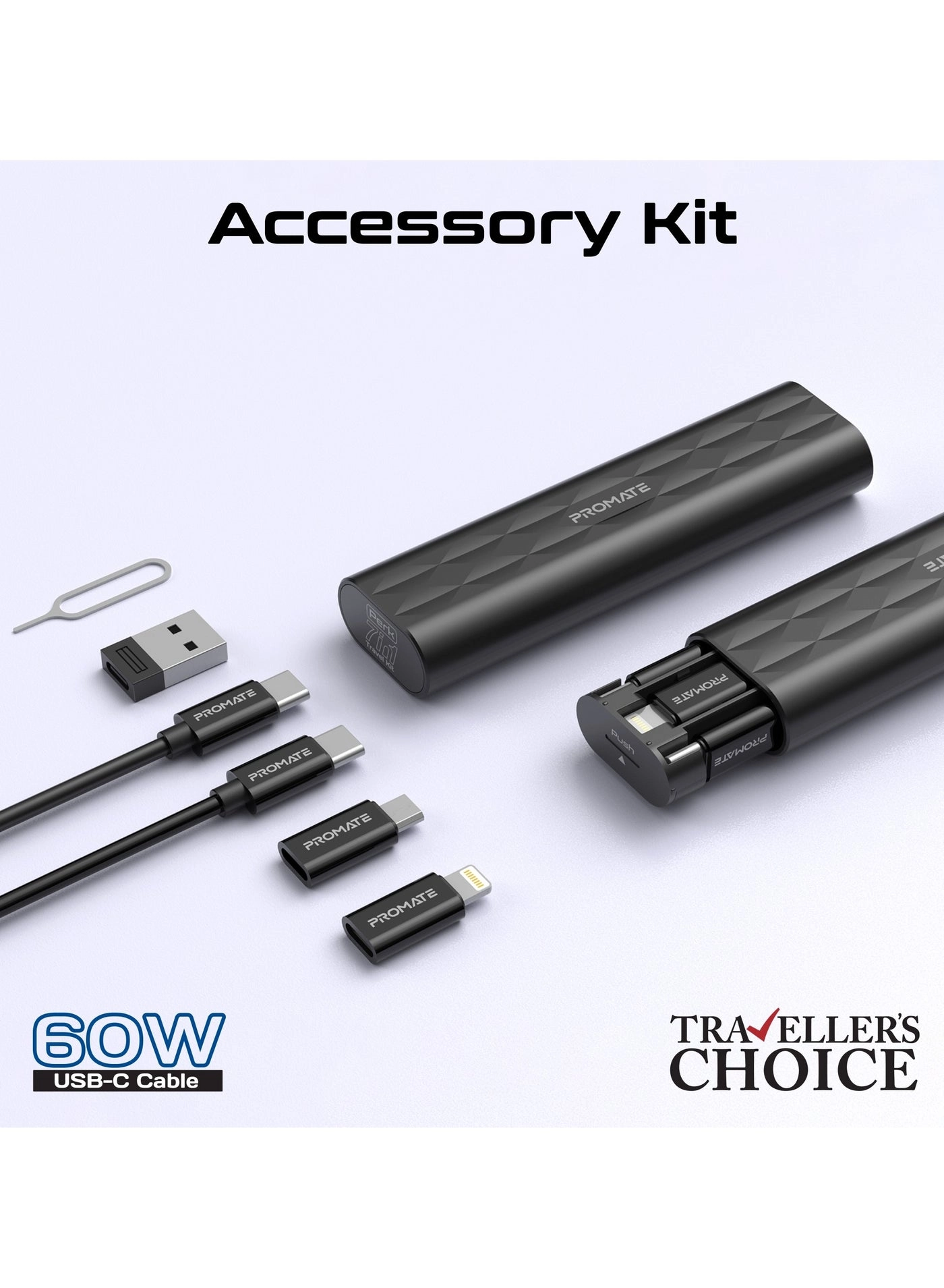 Bolt-20PD - 20000mAh + TripMate-36W - 36W + TransDrive-65W - 65W + ClipMount + XCord-Ci + XCord-CC + PERK