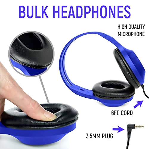 Edspired Wired Headphone 24 Pack