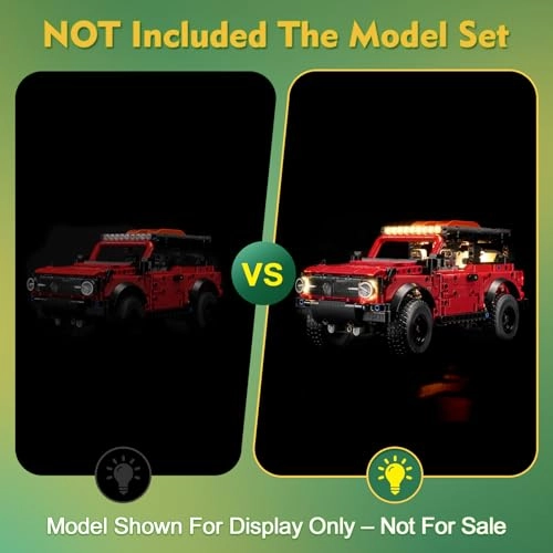 Light kit for LEGO Ford Bronco SUV 42213