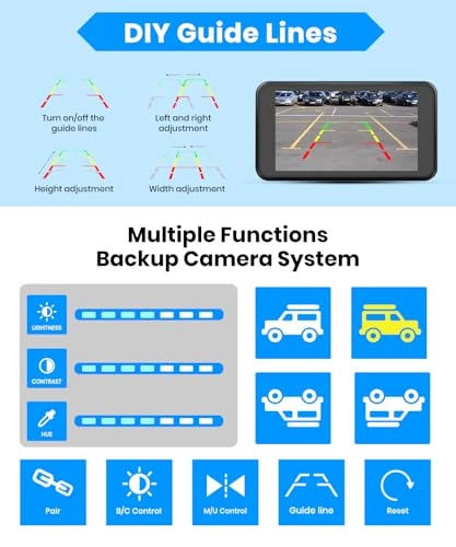 Magnetic Solar Wireless Backup Camera - Night Vision Wireless 1080P