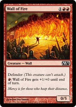 Wizards of the Coast Wall of Fire (156) - Magic 2013