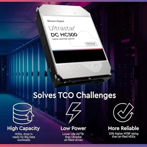 (Renewed) Ultrastar DC HC530 3.5" SATA 6Gb/s (WUH721414ALE604) - 14TB