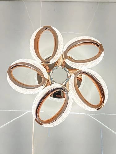 Modern Crystal LED Ceiling Light - Warm/White/Neutral Dimmable