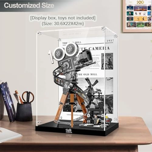 Acrylic Display Case Box - 30.6 x 22 x 42cm 3mm Dustproof