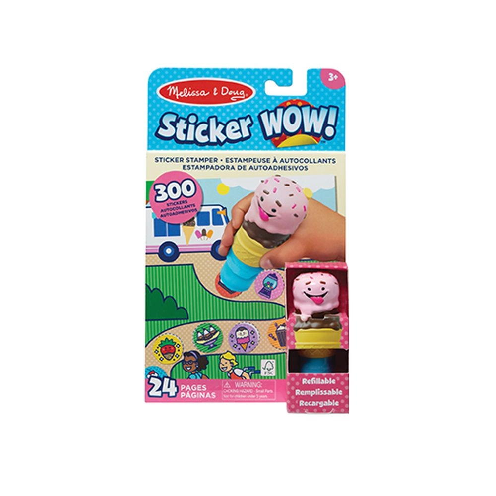 Melissa & Doug Ice Cream Activity Sticker Book Sticker Stamper 300 pcs