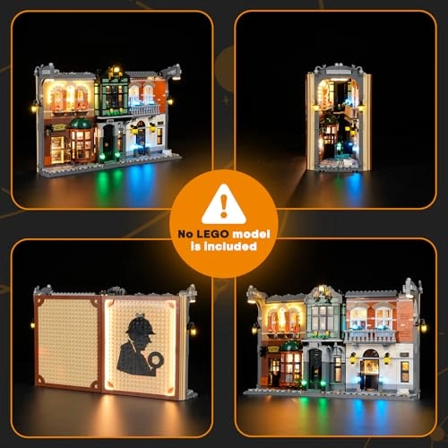 Book Nook Sherlock-Holmes Light Set - 1 pcs