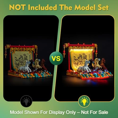 Light Kit - Compatible with LEGO 80119 Galloping Horse Canvas RC Version