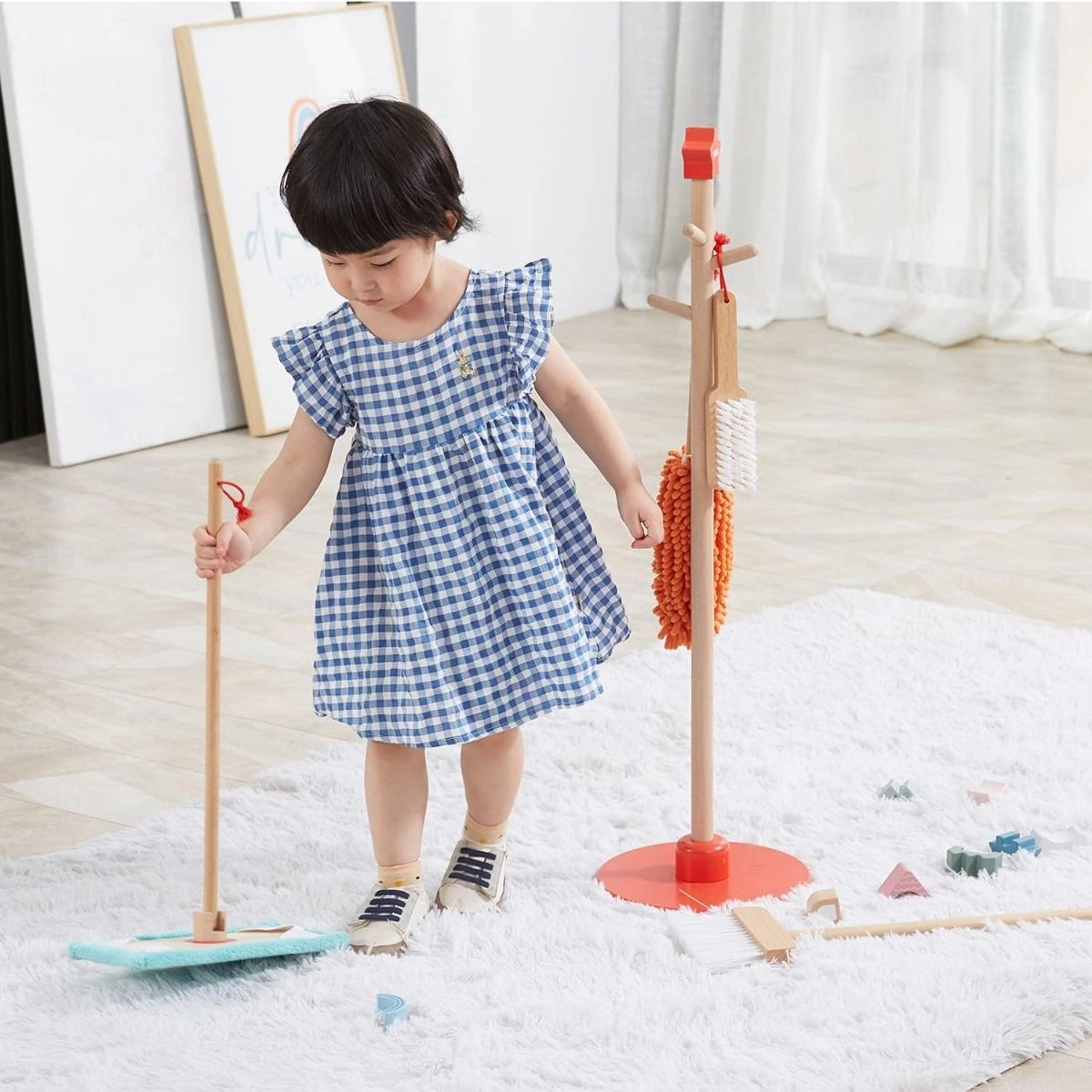 Cleaning Tool Set - Wooden (SW-44567)