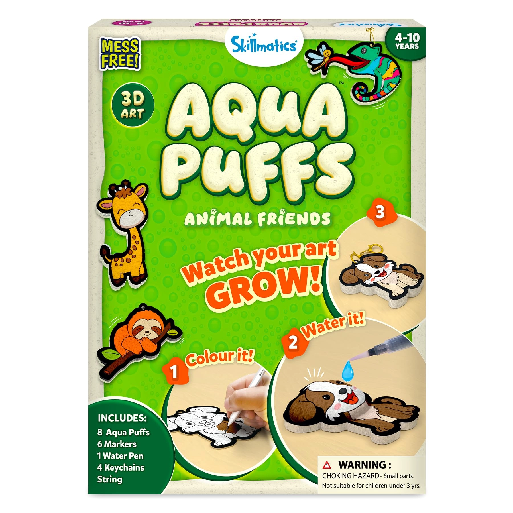 222A, Podar Chambers, 109 S.A Brevli Road, Fort, Mumbai – 400001, Grasper Global Private Limited Aqua Puffs - 4+ years 8 pcs