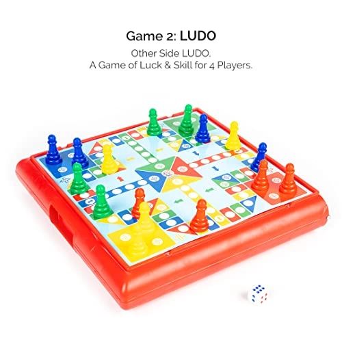 Plot 4 + Chess + 9 Mens Morris + Snakes & Ladders + Ludo