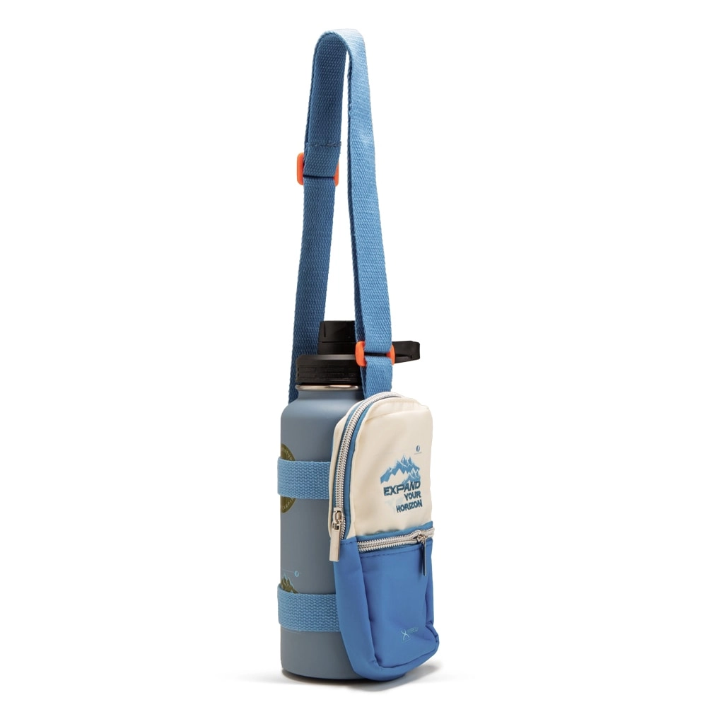 Vacuum Insulated Travel Water Bottle w/ Sling Bag - 950ml