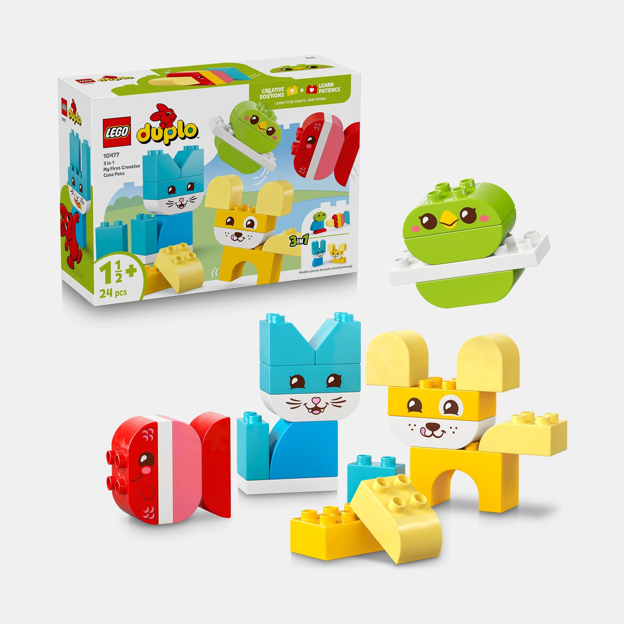 LEGO Duplo My First 3 In 1 Creative Cute Pets - Animals 24 pcs