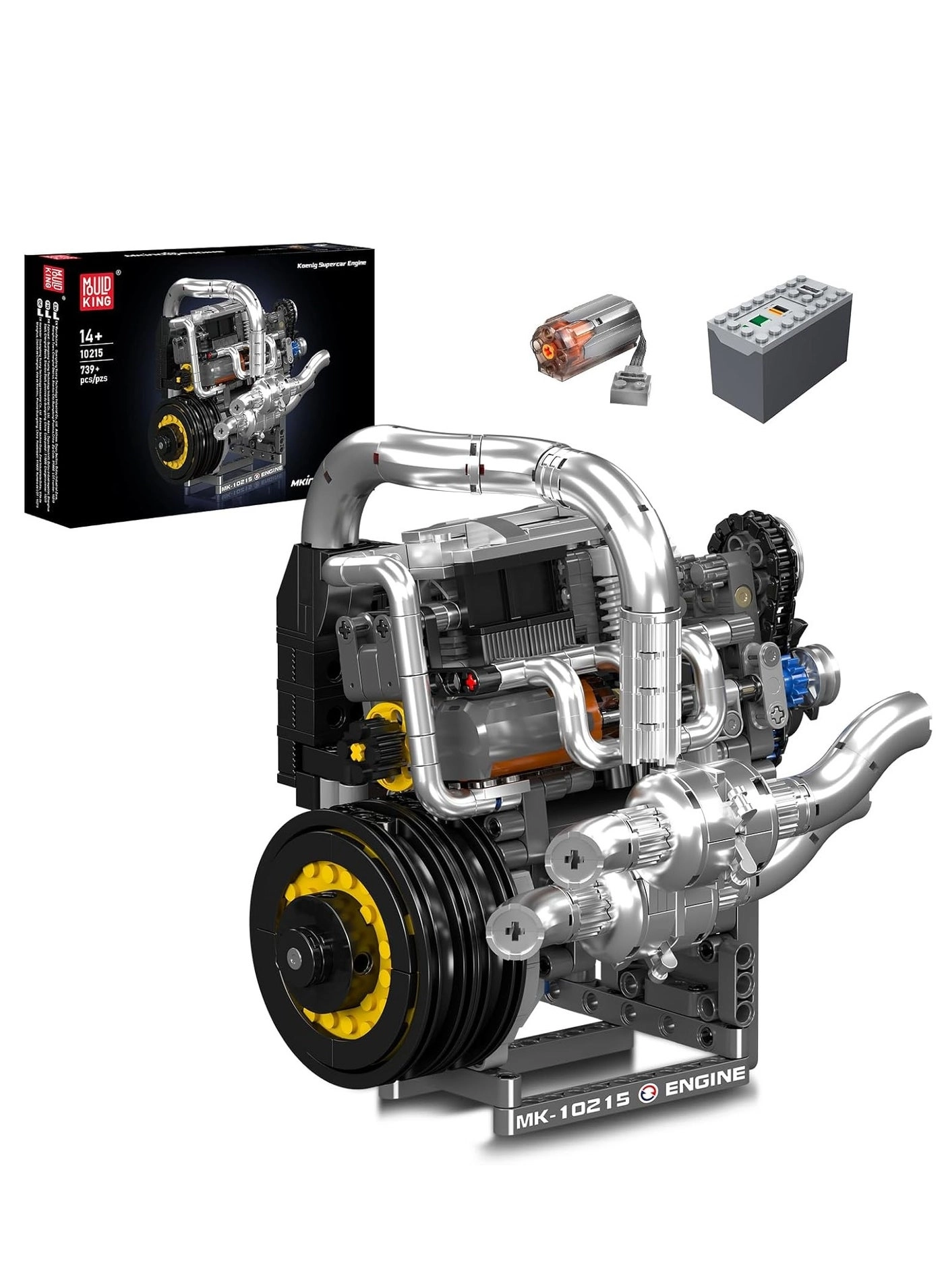 mould king Supercar Engine - 10215 for ages 14+