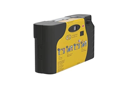 Max Power 35mm One-Time-Use Disposable Camera - ISO-800 27 Exposures Flash + Microfiber Cloth