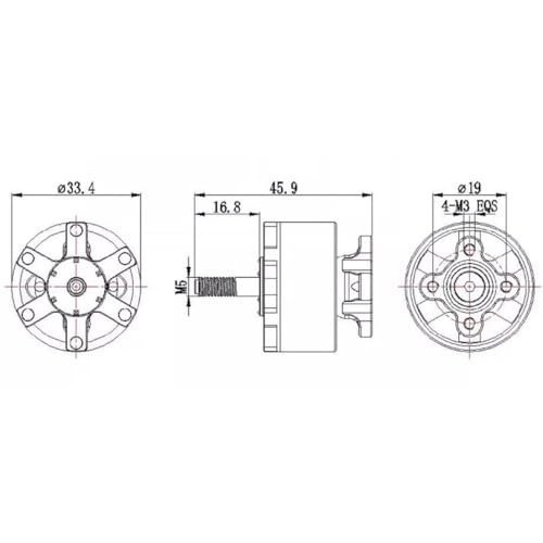 V2 14-pole Outrunner Brushless Motor