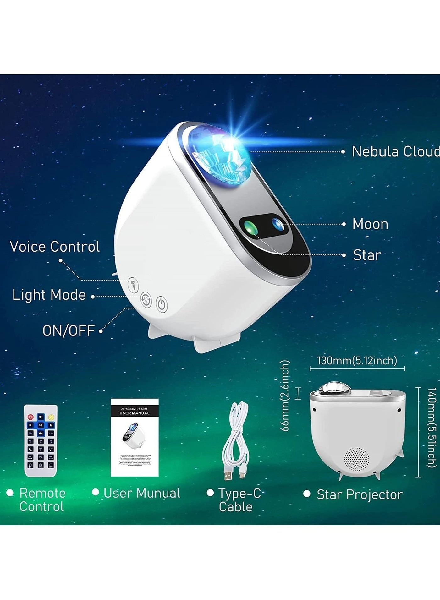 Galaxy Star Projector