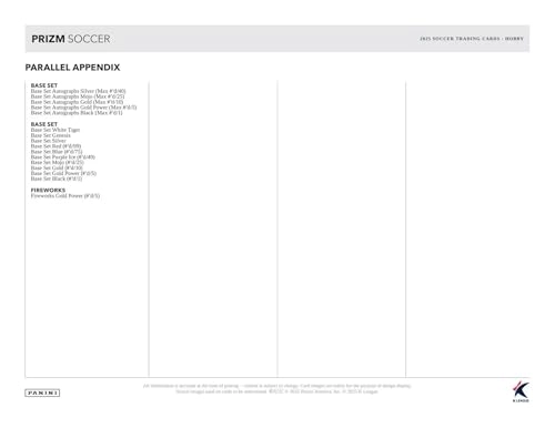 Prizm K League - 178pcs