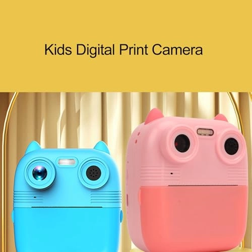 Kids Digital Print Camera - 48 megapixels 1080P 2.8inch IPS