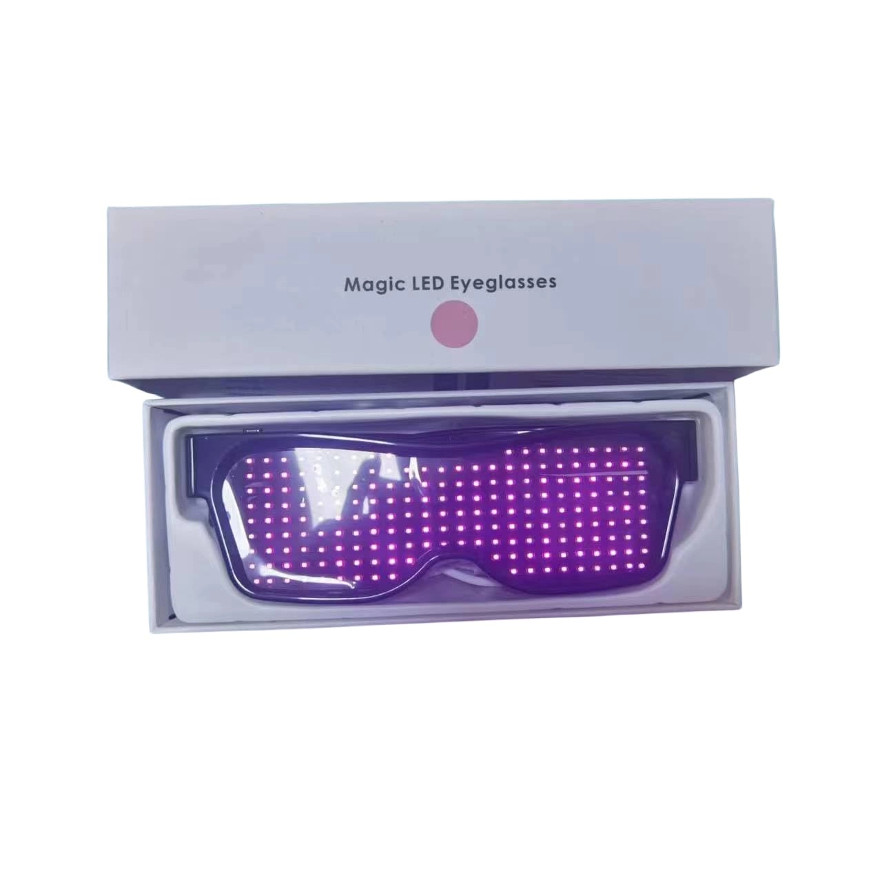 PIXIADORE LED Glasses - Blue USB Rechargeable DIY
