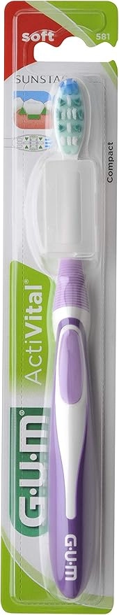 GUM Sunstar Activital Compact Tooth Brush - Soft