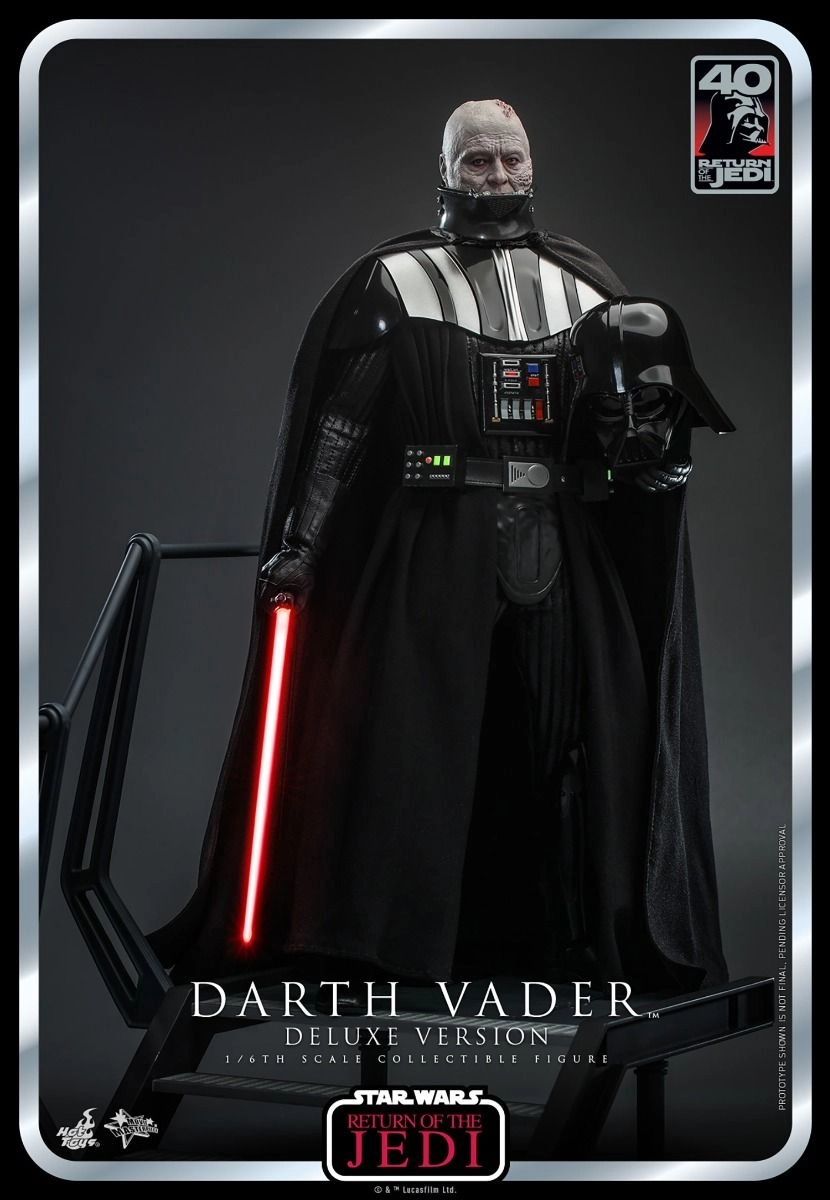 Darth Vader RETURN OF THE JEDI 40th Anniversary (Deluxe Edition) Action Figure - Sixth Scale
