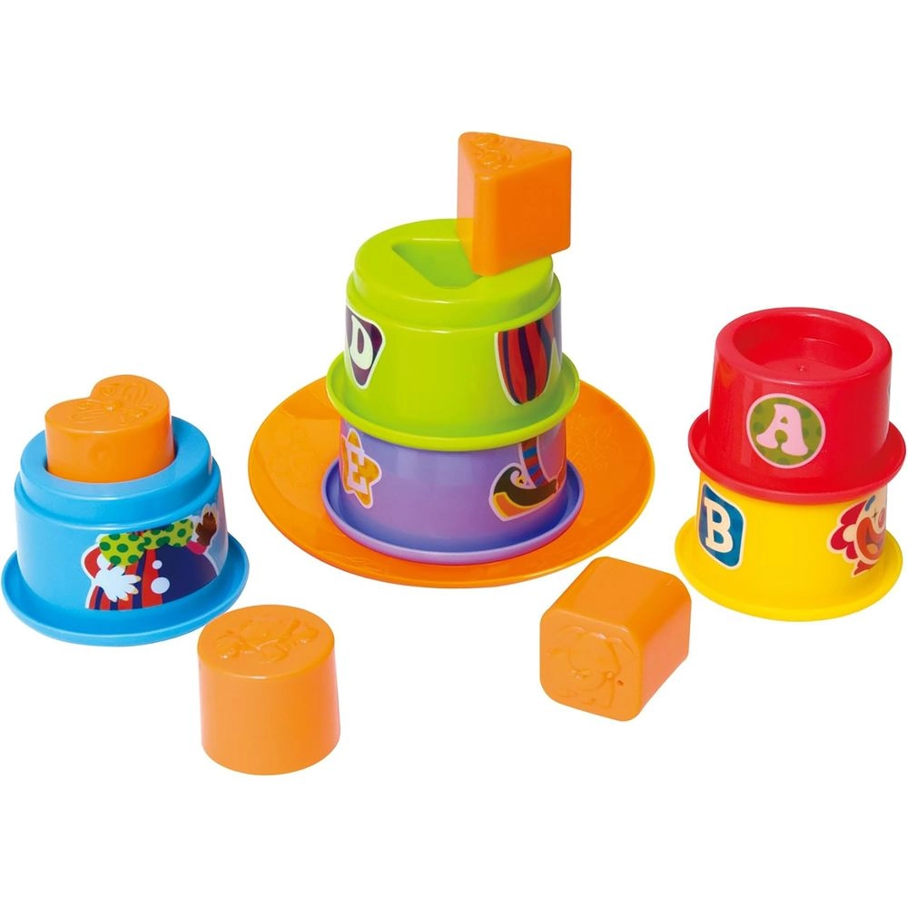 Playgo Learning Cups - 12 months and above 6 Pcs