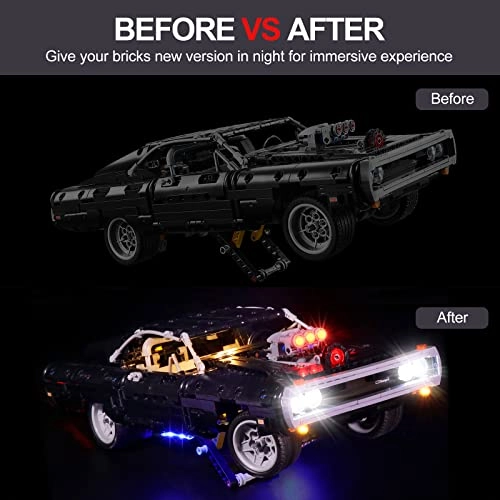 LED Light Kit for LEGO 42111 - black Lights Only