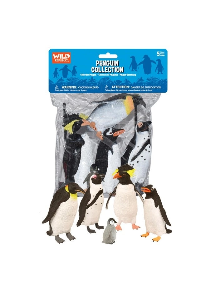 Wild Republic Penguin Polybag - 5 pieces