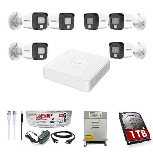 8CH DVR + 2MP Dome Camera + 2MP Bullet Camera + 1TB HDD + Coaxial Cable Roll + 8Ch SMPS