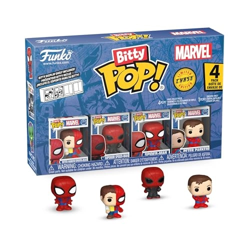 Spider-Man - Parker Split - 4Pk + Surprise Mini Figure - Marvel