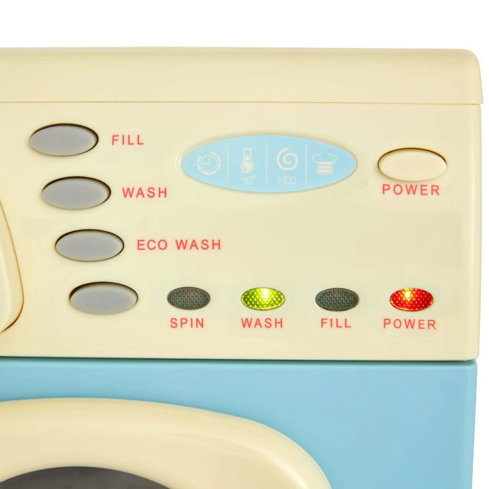 Electronic Washer Toy Set - Spinning drum Two speeds Lights and Sounds (31971811-47650)