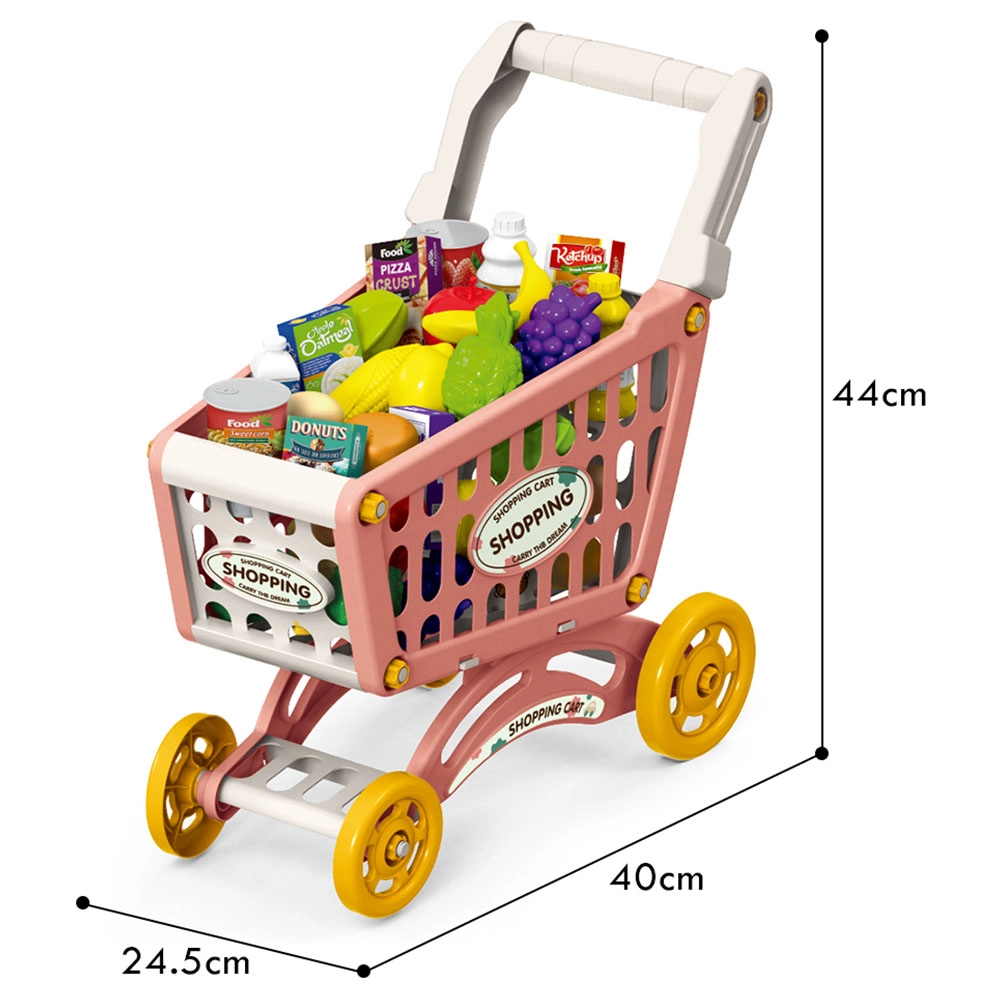 Market Shopping Cart Toy Set - 56pcs (SBF-LS_DIYSC_PI)