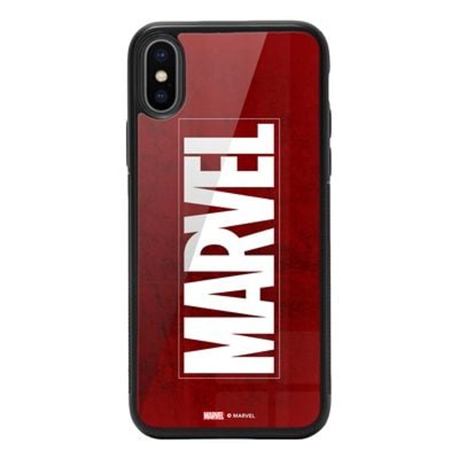 Wackylicious iPhone XS Cover Back Case - TPU Bumper Case + Tempered Glass Back for iPhone Xs