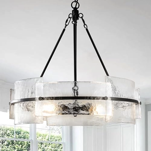Drum Chandelier - 22" Black