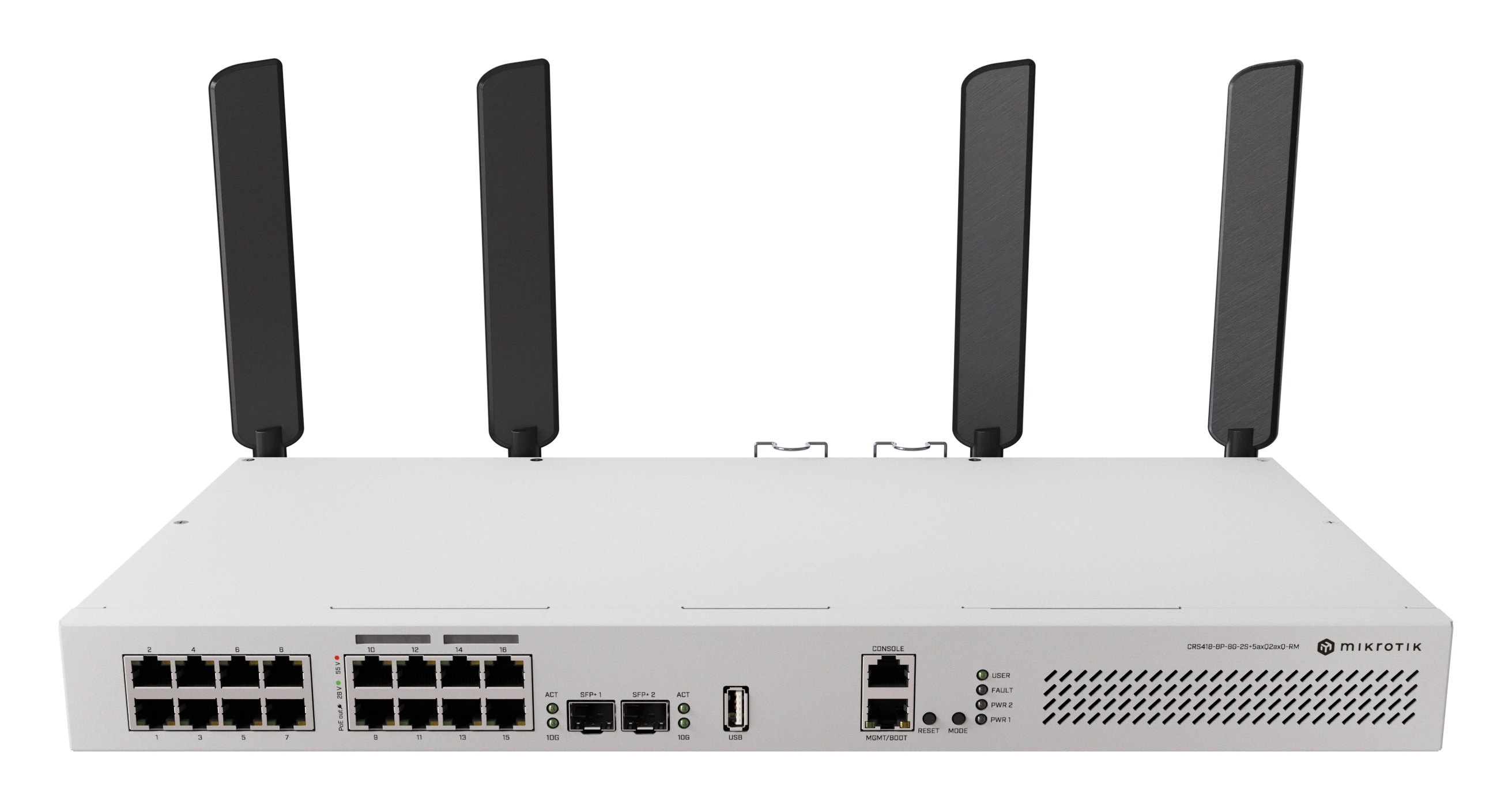 CRS418-8P-8G-2S+RM 16-ports
