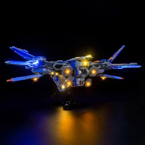 Remote Control Light Kit for LEGO Guardians of The Galaxy The Milano 76286 - Copper