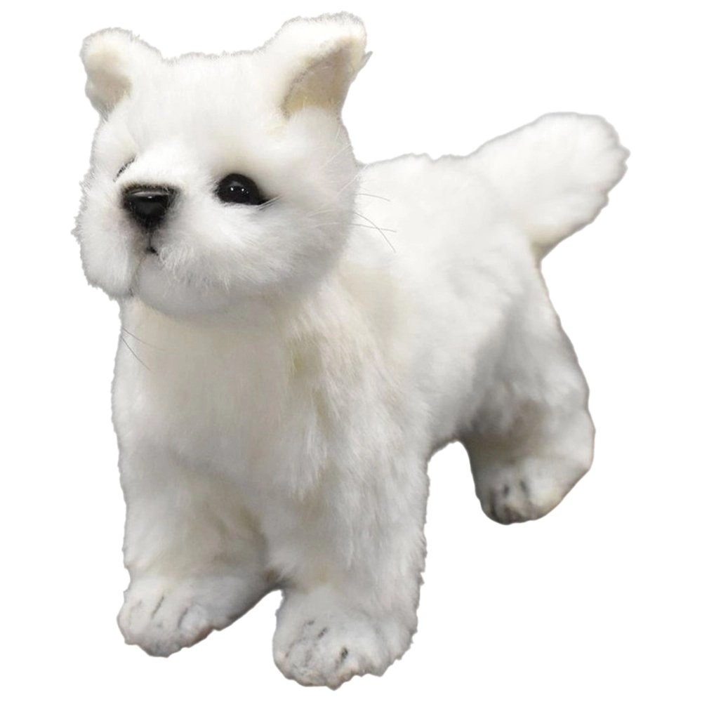 HANSA LOCAL Arctic Fox Plush Toy - 17 x 5 x 12 cm White