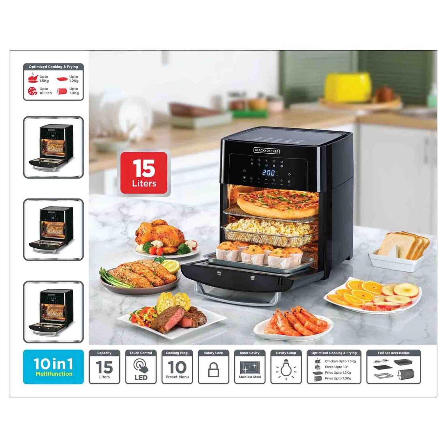 Digital Air Fryer Oven AOF150-B5