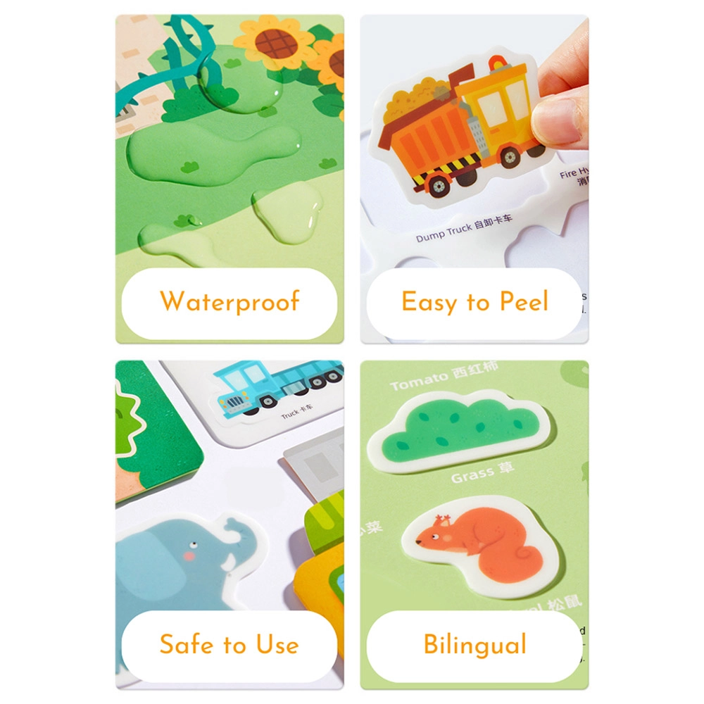 Bustling Traffic Reusable Sticker Pad