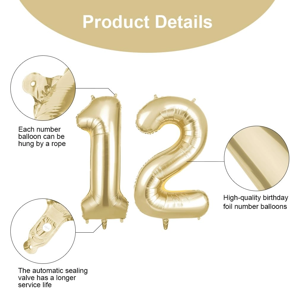 Number 12 Balloon - 2 piece(s)