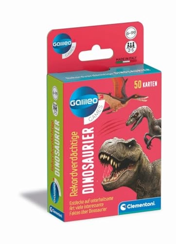Galileo Games Record Suspect Dinosaurs - Card Game (German)