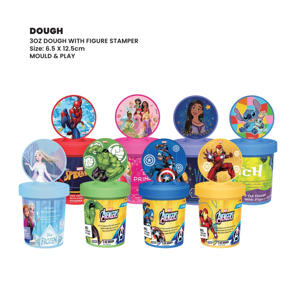 Princess Dough with Figure Stamper - 3+ years 1 pcs