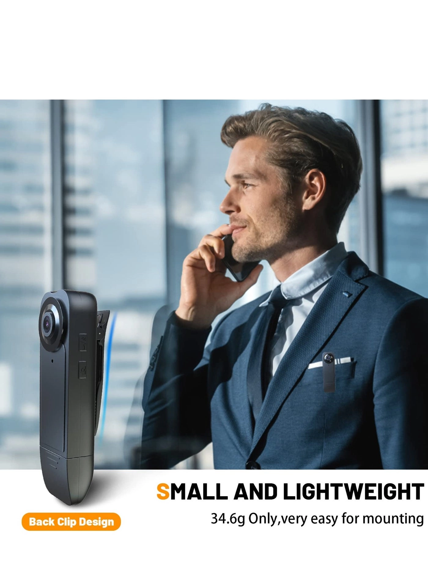 Mini Body Camera Dimension2D[width=1920.0, height=1080.0]pixels 32GB