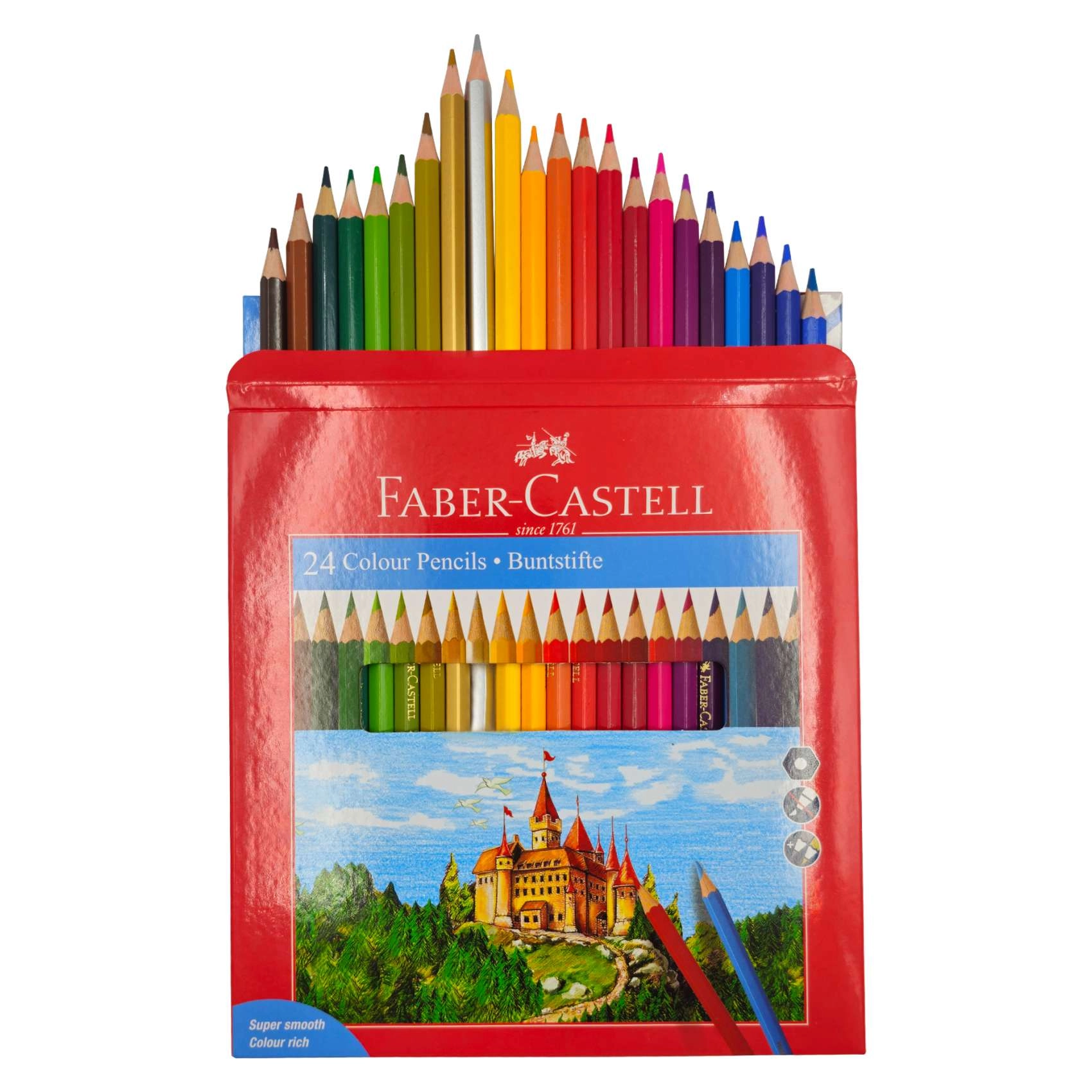 Colour Pencil - 24 PCS + Drawing Book