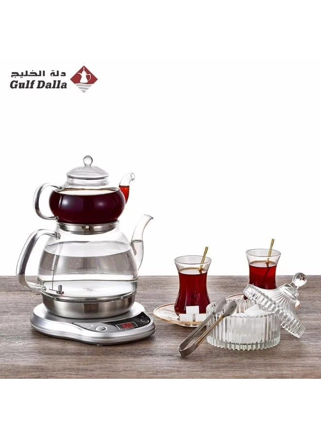 Turkish Coffee Maker and Glass Samovar Set GA-C92871