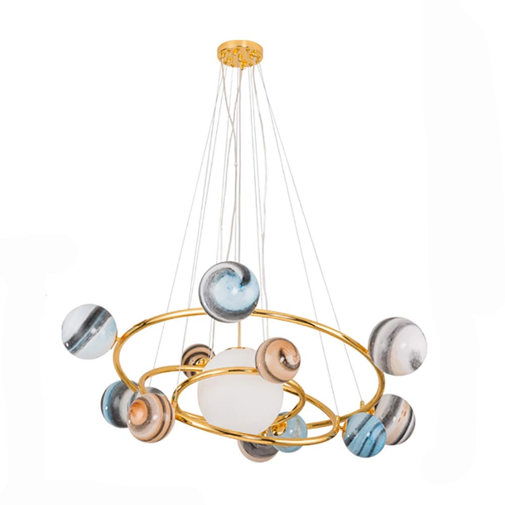 Wandering Earth Planet Creative Chandelier