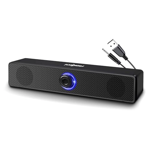 FRONTECH 1.0 USB Powered Multimedia Speakers - 10W AUX/USB RGB Lights