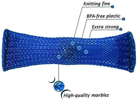 Sensory Toy Mesh Tube Glass Marble - 3 + 5 pieces