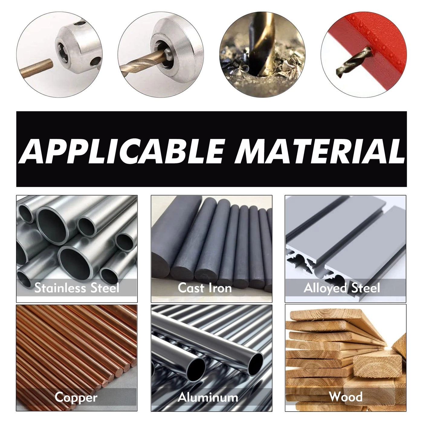 Drill Bits Set - Cobalt 13Pcs 1/16"-1/4"