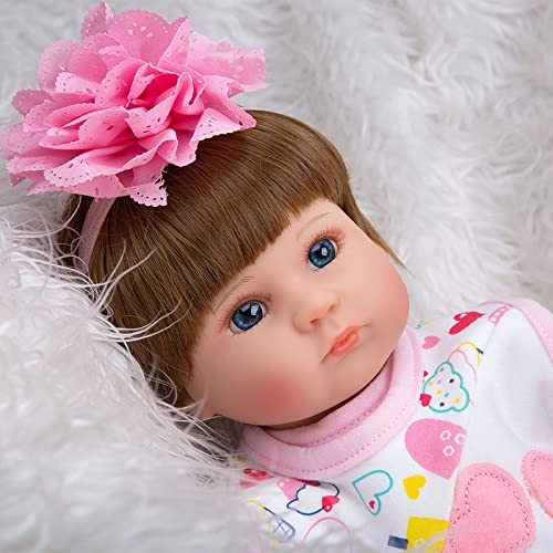 Reborn Baby Doll - 18 Inch 45cm Soft Vinyl Girl